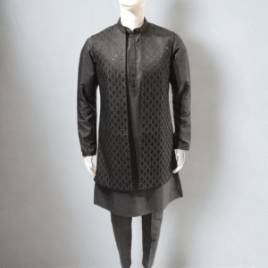 Noir Royale Ensemble Jacket Kurta Set