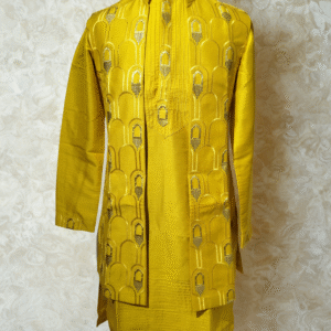 Golden Archway Jacket Kurta Set