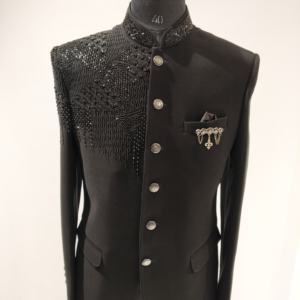 Royal Eclipse Embroidered Bandhgala/Jodhpuri Suit