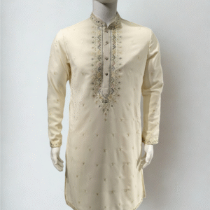 Ivory Regal Kurta Pajama Set