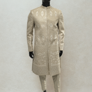 Cream Royal Heritage Opulence Sherwani